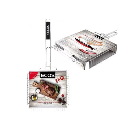 Решетка барбекю ECOS ОПТИМА+ 999639 (310*240*55мм.) СКР