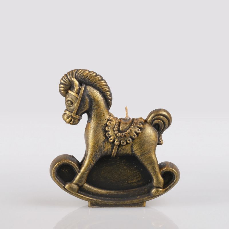 Свеча "Лошадка-качалка" 25577 (бронза)