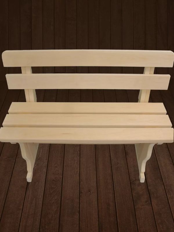 Скамейка со спинкой 1,0м. .