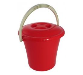Ведро 14л. пл. с крышк. "Либерти" С605К Мар.