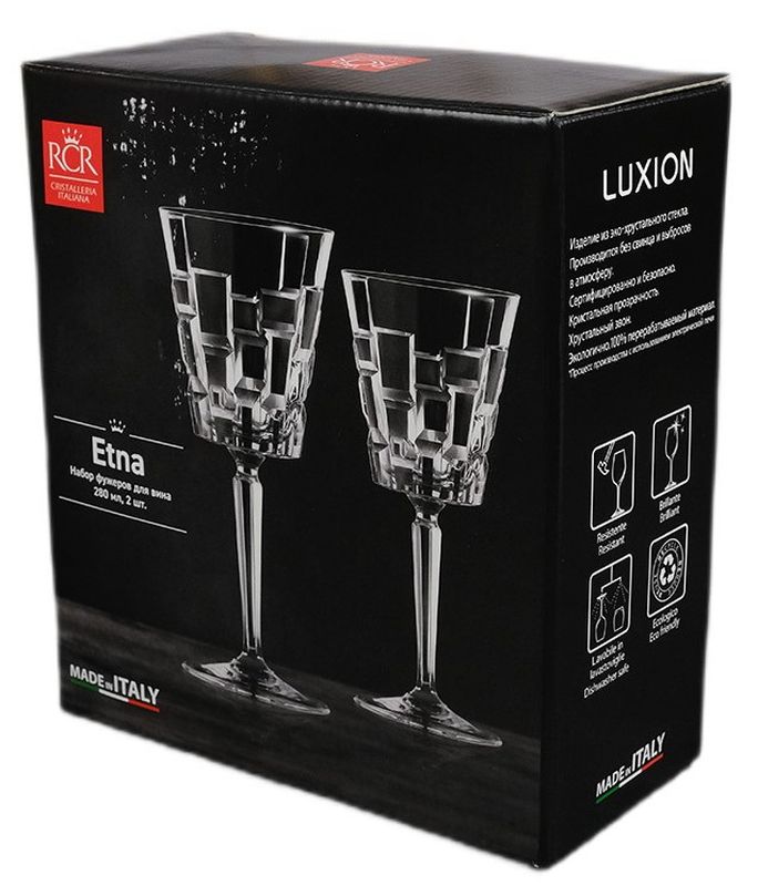Набор фужеров Etna 67268 280мл. (2 шт.) д/вина RCR