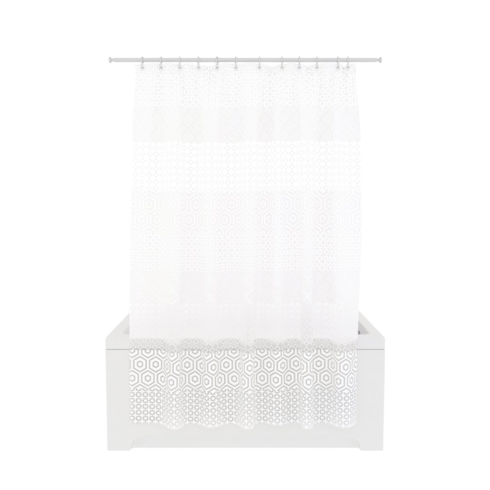 Занавес д/ван.комн. 180*180см. "Diamond" FOR-PV12 А