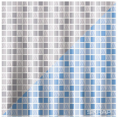 Занавес д/ван.комн. 180*180см. 008351 Клетка, PEVA Скр