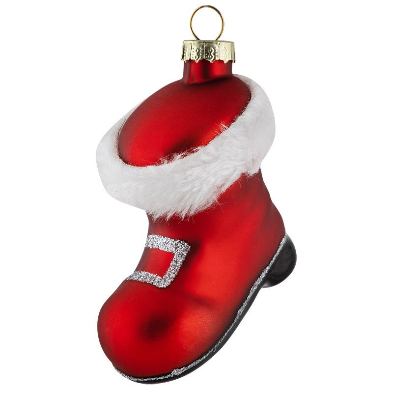 Подвесн.украш. "Сапожок" 106233 (стекл.) Скр