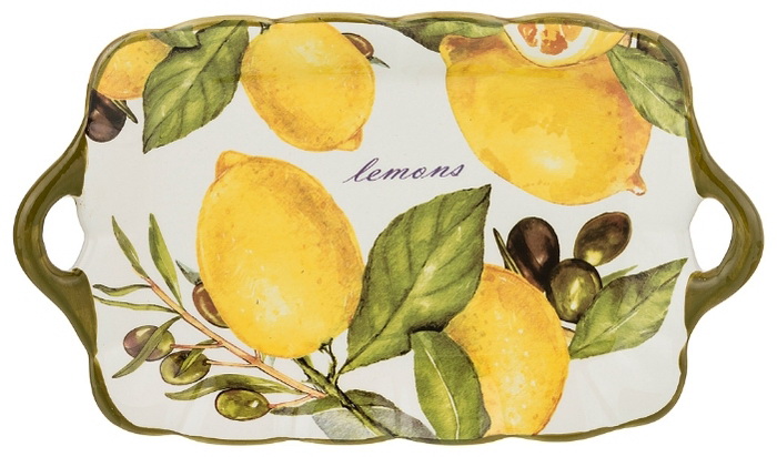Блюдо 358-1542 "Лемон три" (23,5*14см) ВД