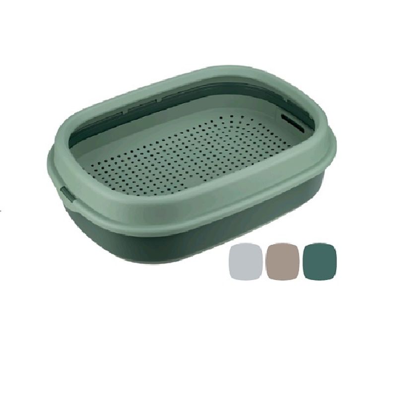 Лоток д/кошек ЛЯ-МУРР КН1833 с сеткой и низким бортом (480*355мм.)