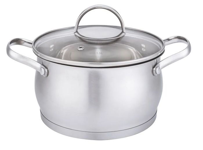 Кастрюля WR-1082 1,9л. (ст/крышк.)