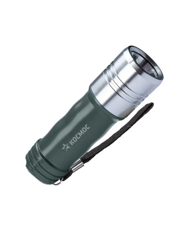 Фонарь Космос 110B 3,0Вт. LED/3*ААА, ал.корпус/ремешок ручной