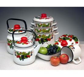 Набор "Ягодная симфония" 309 (2-3103/6) (3к. чайник, кружка, миска) Маг