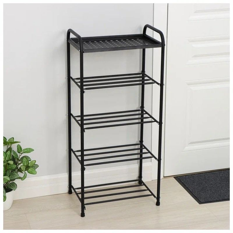 Этажерка 5ярусн. "Классика" ПО542 (черный) (К-У)