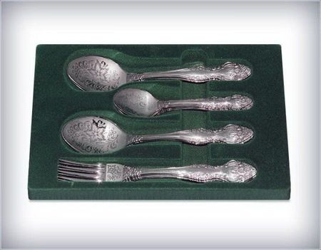 Набор столов.прибор. "Тройка" (18пр.) СН-81ХР2/14 с худ.росп. П