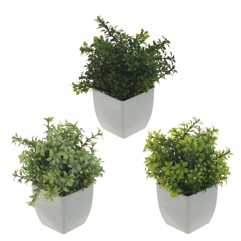 Цветок искусственный 797769 в горшке h=17см. (Р)