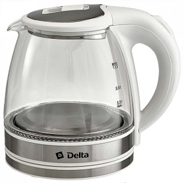 Чайник эл. DL-1121 1,5кВт. 1,2л. стекло диск