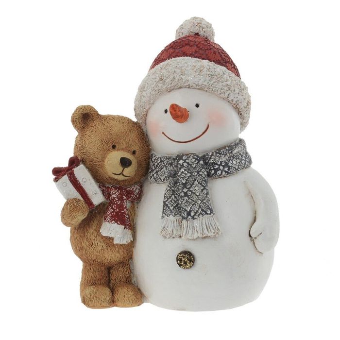 Фигурка "Снеговик" 813622 (15*10*20см)