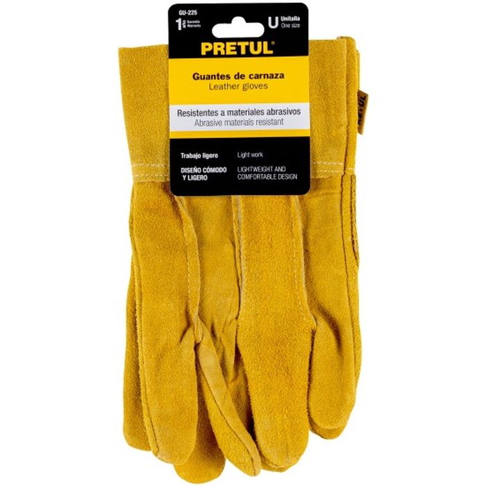 Перчатки рабочие GU-CAC-P 23262 (кожа-спилок)