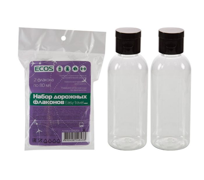 Набор дорожных флаконов 006956 Easy travel mini (2 шт.)  Скр.