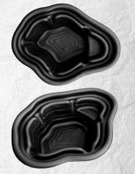 Пруд садовый "Байкал"  190л. (140*105*45см.) черн.