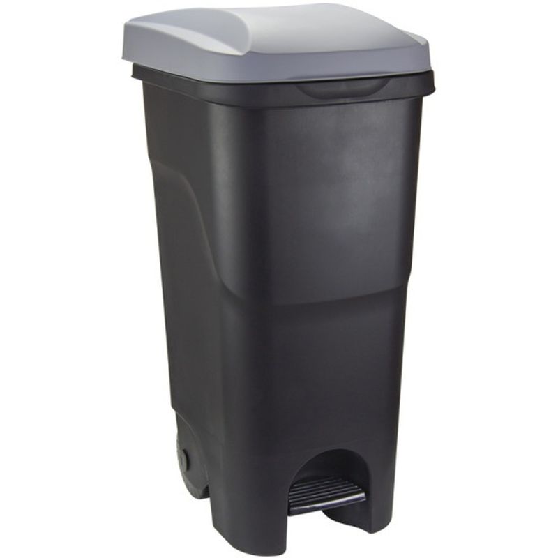 Бак пл.  85л. КН2399 с педалью на колесах