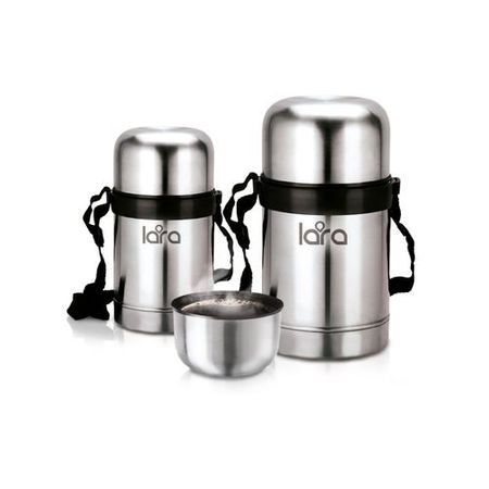Термос нерж. LARA LR04-50 0.6л. ш/горл. клапан