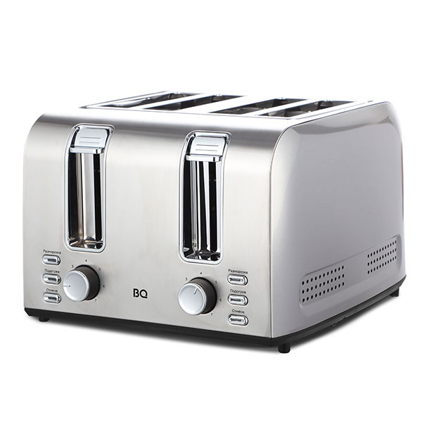 Тостер BQ Т2001 (1,5кВт, 4 отсека) нерж.