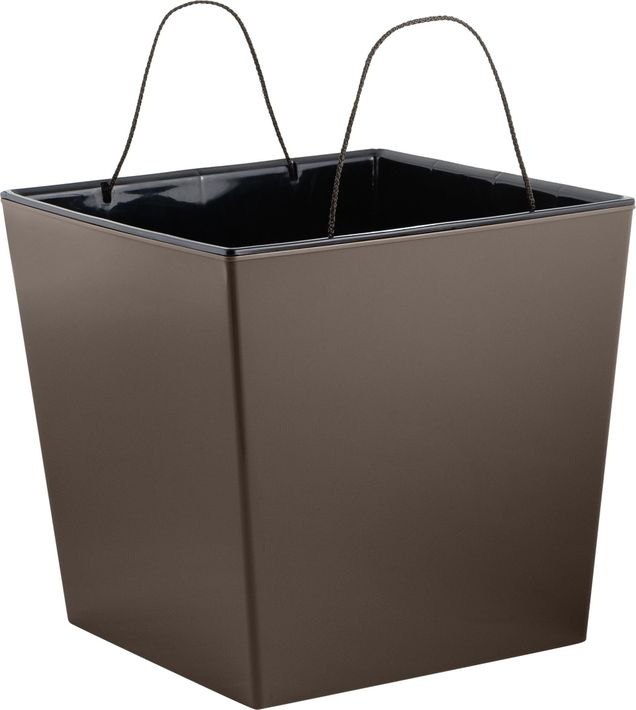 Горшок д/цв. "InGreen London CUBE"  4,2л. 177*177мм ПЦ7800ФП (французский платан) с дренажной вставк