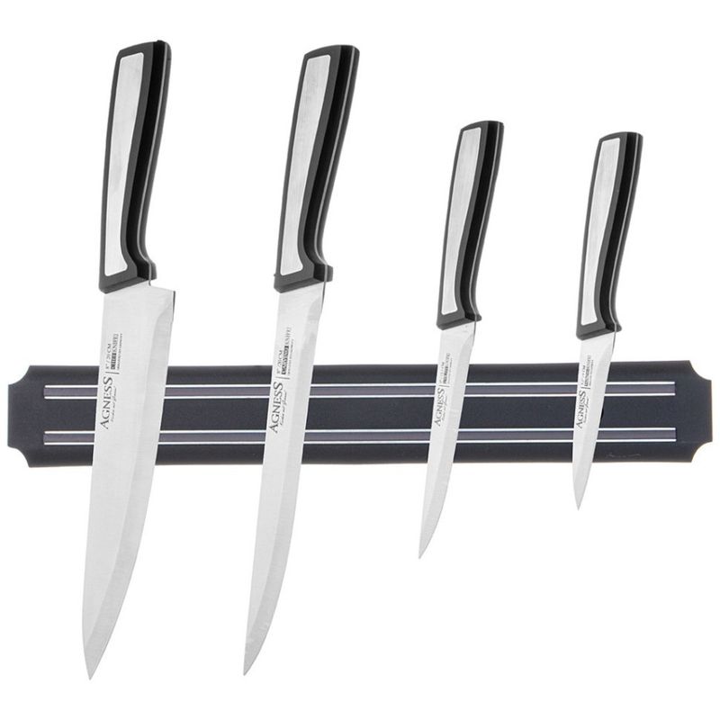 Набор ножей 911-777 (5пр.4 ножа на магн. дер. ) ВД