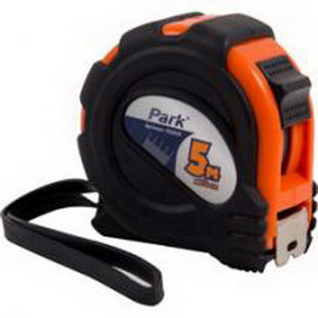 Рулетка  5м. PARK TM28-5025 прорез.корп., с фиксатором (353028) Скр.