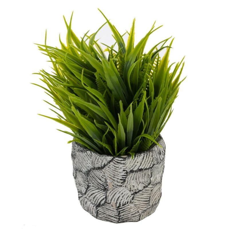 Цветочная композиция 814264 "Трава с папоротником"  h=17см. (Р)