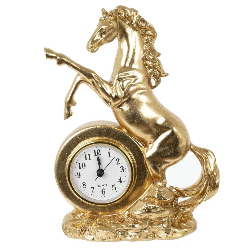 Фигурка "Лошадь" 826605 с часами (16*7,5*23см) Р.