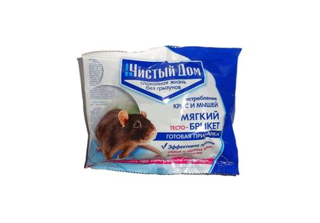 Тесто (брикет) 100гр. 03-030 (от мышей и крыс) Ч.Дом