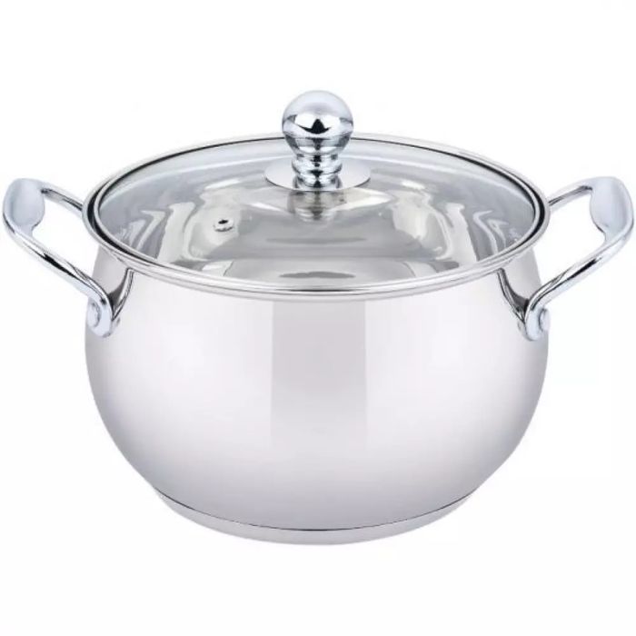 Кастрюля WR-1290 4.0л. Apple (ст/крышк.)