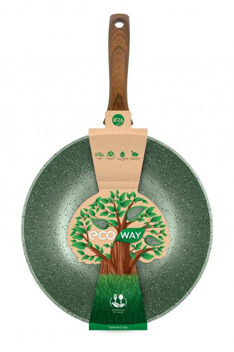 Сковорода С-П d260 ВОК "Eco Way" EW3126 а/пр.