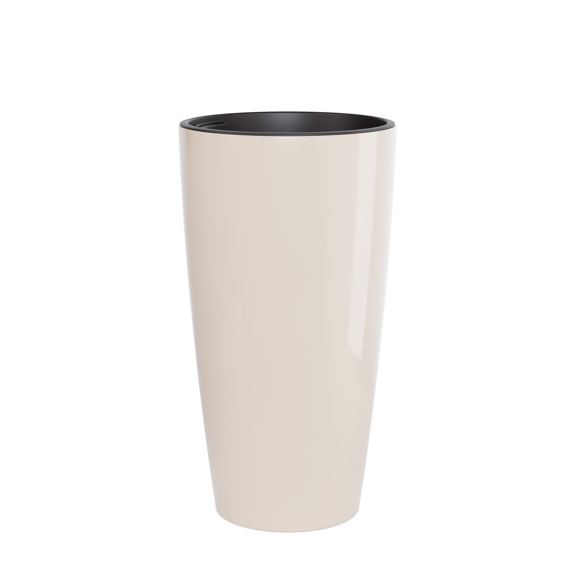 Кашпо д/цв. "Рондо" 35,0л. (со вставкой 15л.) М8880 (бежевый)