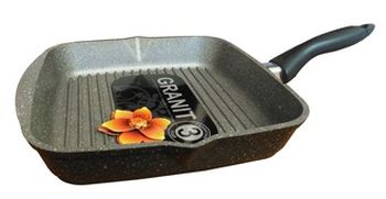 Сковорода-гриль Мечта (квадр. 26*26*60см.) а/пр. "Гранит" 66701