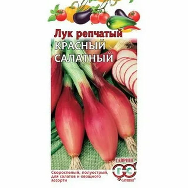 Лук репчатый КРАСНЫЙ САЛАТНЫЙ 0,5г. (Гавриш)