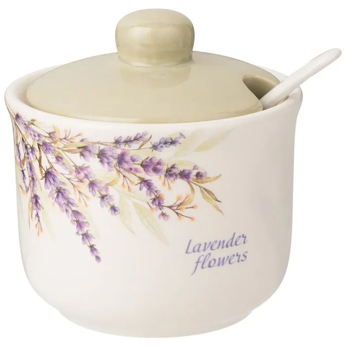 Сахарница 358-2057 "Душа прованса" 300мл с ложкой  ВД