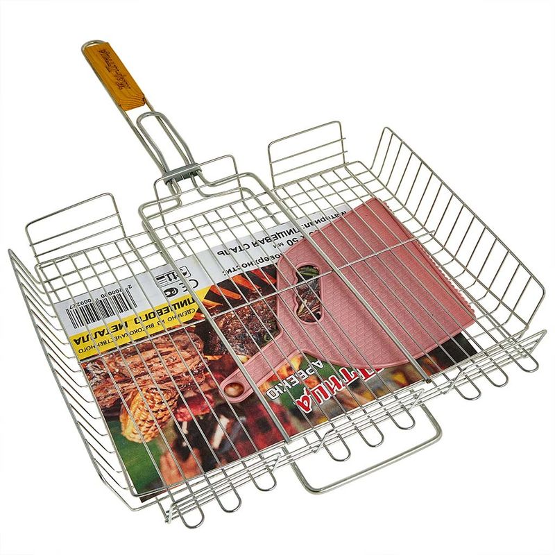 Решетка барбекю "Жар-Птица" А0001 (420*320*50мм.) Дел.