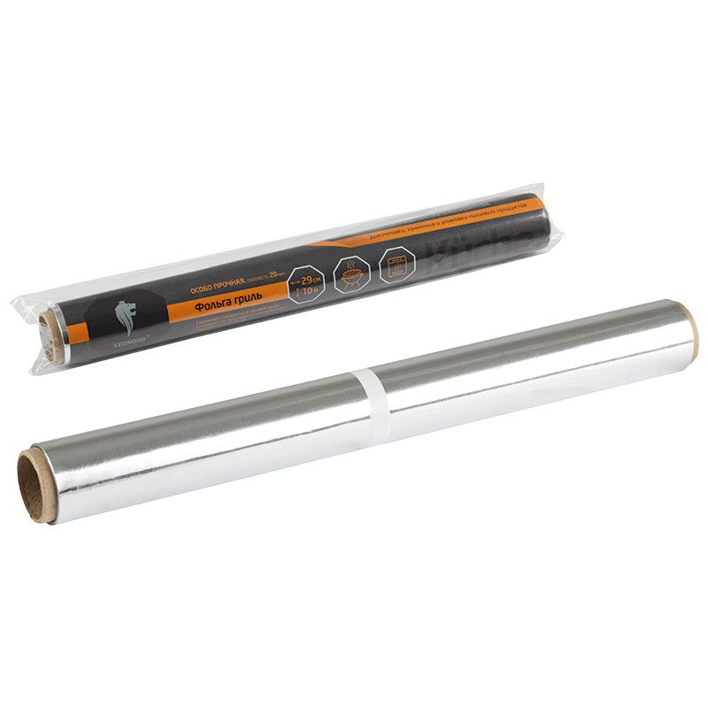 Фольга Гриль 310986 29 см*10 м, 20 мкм, Скр.