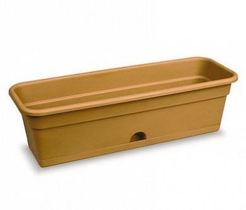 Ящик балконный  80см. с подд. КН3222М (Мрамор)