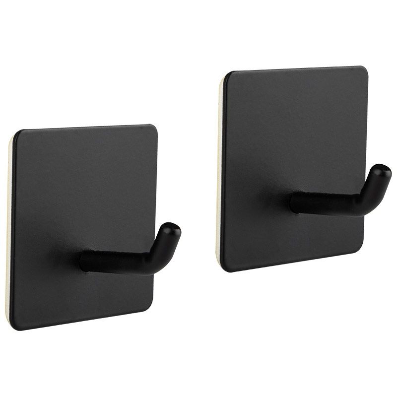 Набор крючков "Квадрат" 105884 (2шт.) самоклеющиеся (металл)Скр.