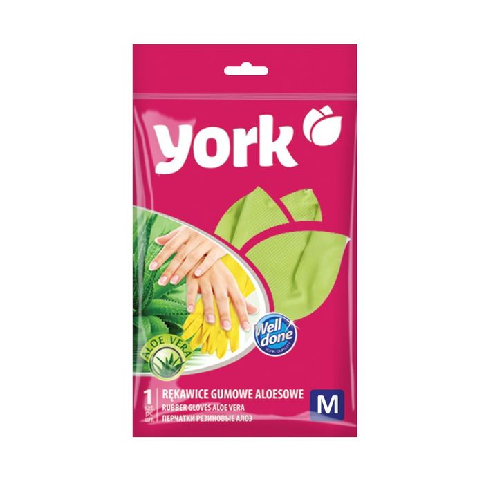 Перчатки рез. YORK 9215 АЛОЭ (M)