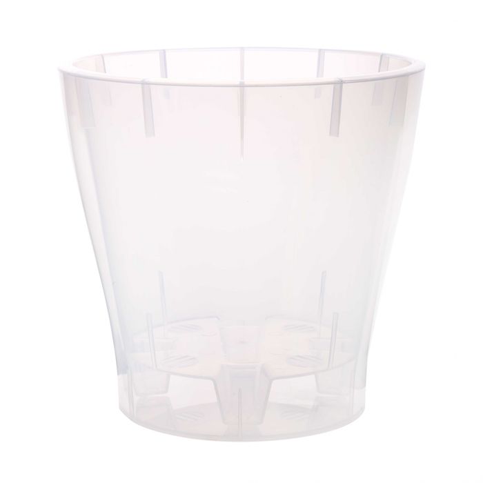 Горшок д/цв. "Лея"  5,0л. двойной (с автополивом) М7885 д/орхидеи (прозрачный)