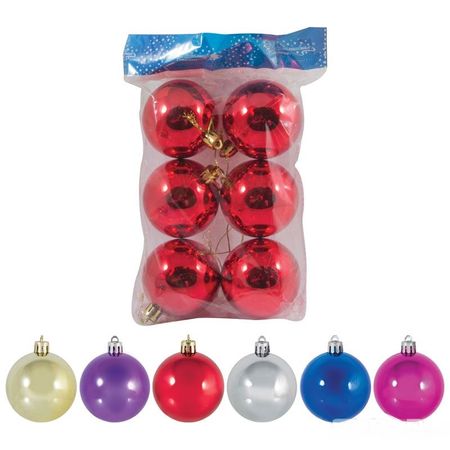 Шары SYCB17-649 (набор 6шт.) d6см. 003419 Скр.