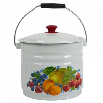 Ведро эмал. 10л. с/крышк. 41204-222 Керчь