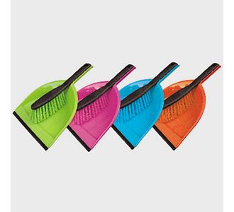 Щетка-сметка+совок с резинкой КЛИП 6204 AZUR