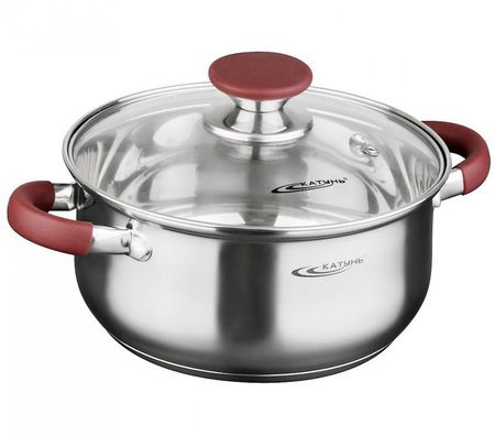 Кастрюля нерж.  2,0л. БЕРТА d18*9см. КТ15-D-18 .