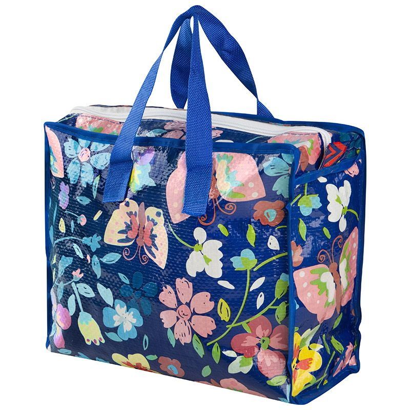 Сумка хозяйственная 008582 (33*26*11см) на молнии с рис. Скр.