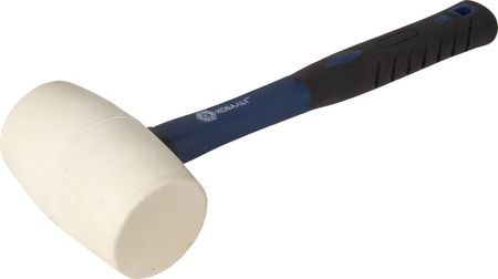 Киянка 680гр. 241-086 КОБАЛЬТ, белая резина, фибергласовая рукоятка