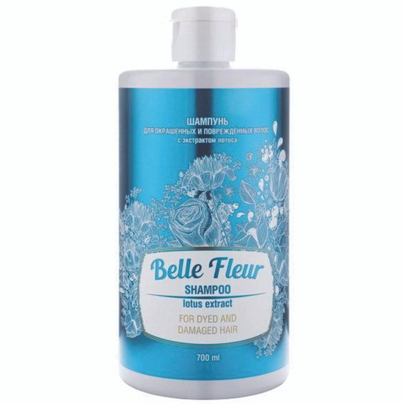 Шампунь "Belle Fleur" 700мл.  (д/окрашенных и поврежденных волос) .