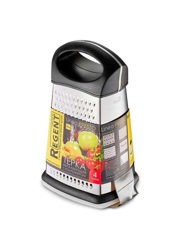 Терка 93-AC-GR-09 (4-х гранная, с контейнером) PRESTO